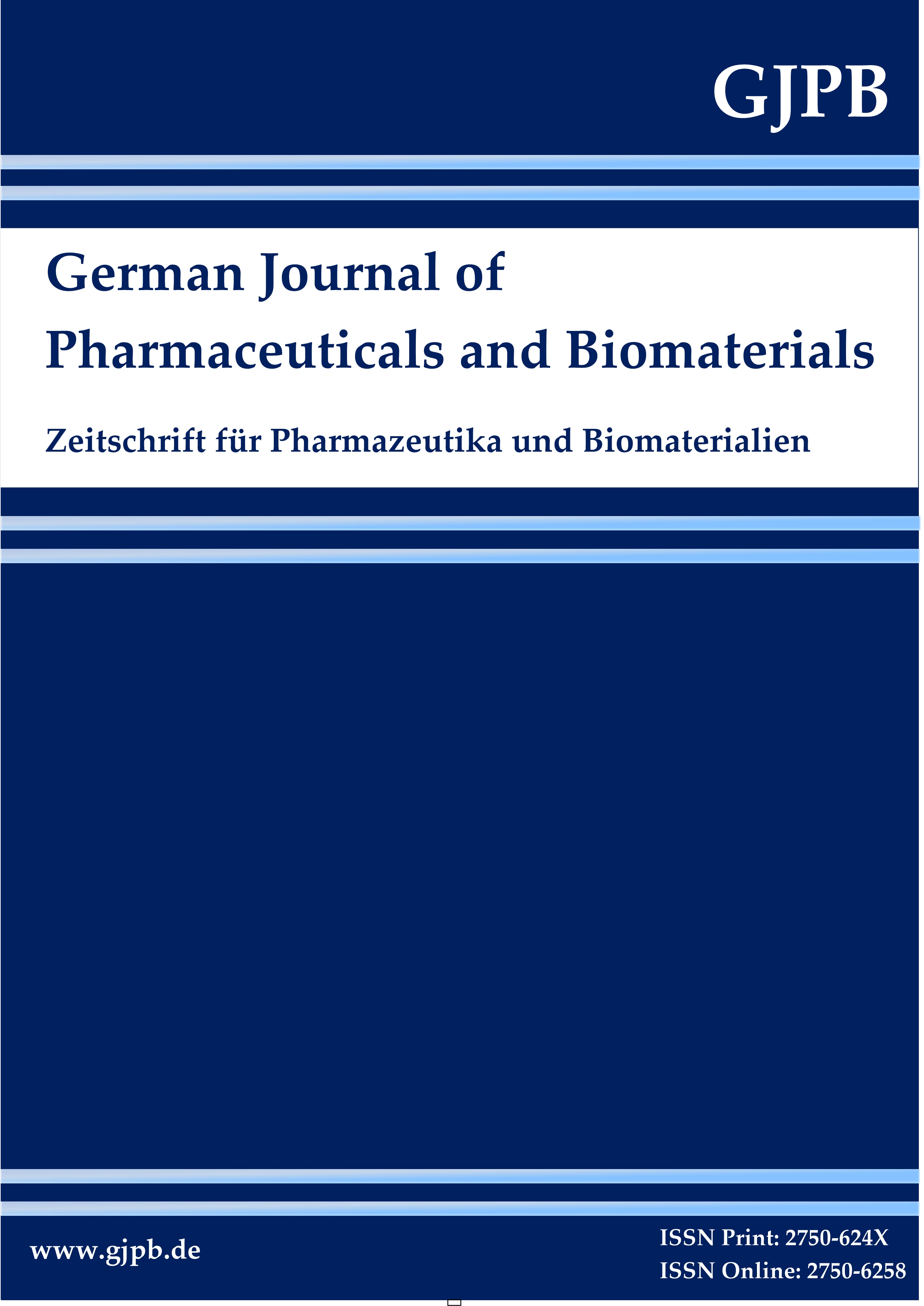 					View Vol. 4 No. 3 (2025): German Journal of Pharmaceuticals and Biomaterials
				